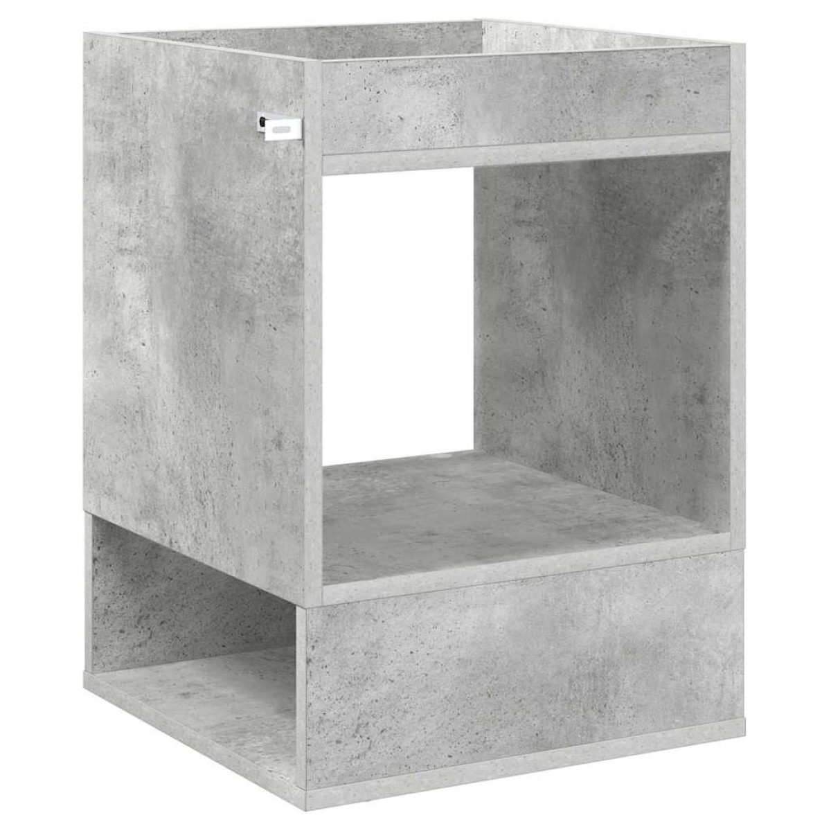 vidaXL End Table Σκυρόδεμα Γκρι 40 x 40 x 56 εκ. Επεξεργασμένο Ξύλο