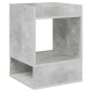 vidaXL End Table 2 τμχ. Σκυρόδεμα Γκρι 40 x 40 x 56 εκ.