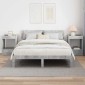vidaXL End Table 2 τμχ. Σκυρόδεμα Γκρι 40 x 40 x 56 εκ.