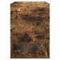 vidaXL End Table Καπνιστό Δρύς 40 x 40 x 56 εκ. Επεξεργασμένο Ξύλο