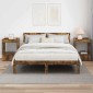 vidaXL End Table 2 τμχ. Καπνιστό Δρύς 40 x 40 x 56 εκ.