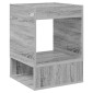 vidaXL End Table Γκρίζο Σονομα 40 x 40 x 56 εκ. Επεξεργασμένο Ξύλο