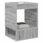 vidaXL End Table 2 τμχ. Γκρίζο Σονομα 40 x 40 x 56 εκ.