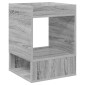 vidaXL End Table 2 τμχ. Γκρίζο Σονομα 40 x 40 x 56 εκ.