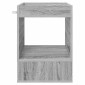 vidaXL End Table 2 τμχ. Γκρίζο Σονομα 40 x 40 x 56 εκ.