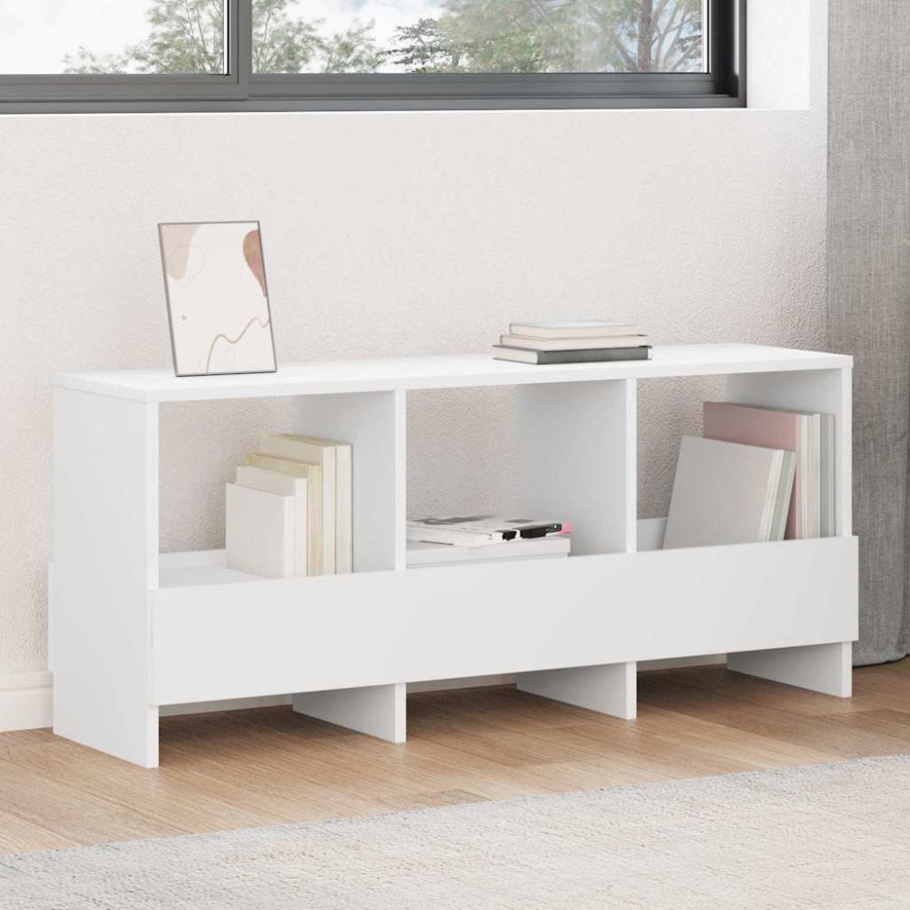 vidaXL Ράφι Περιοδικών Λευκό 102 x 30 x 45 εκ.