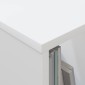 vidaXL Ράφι Περιοδικών Λευκό 102 x 30 x 45 εκ.