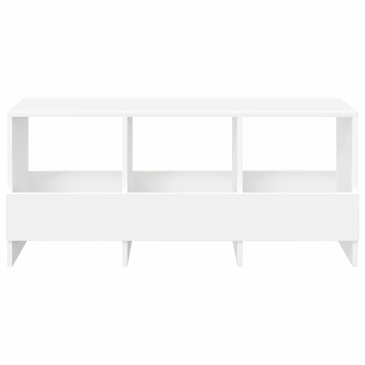 vidaXL Ράφι Περιοδικών Λευκό 102 x 30 x 45 εκ.