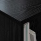 vidaXL Ράφι Περιοδικών Μαύρη Οξυά 102 x 30 x 45 εκ.