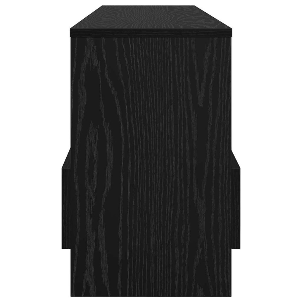 vidaXL Ράφι Περιοδικών Μαύρη Οξυά 102 x 30 x 45 εκ.