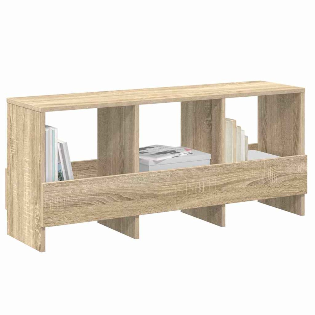 vidaXL Ράφι Περιοδικών Δρύς Sonoma 102 x 30 x 45 εκ.