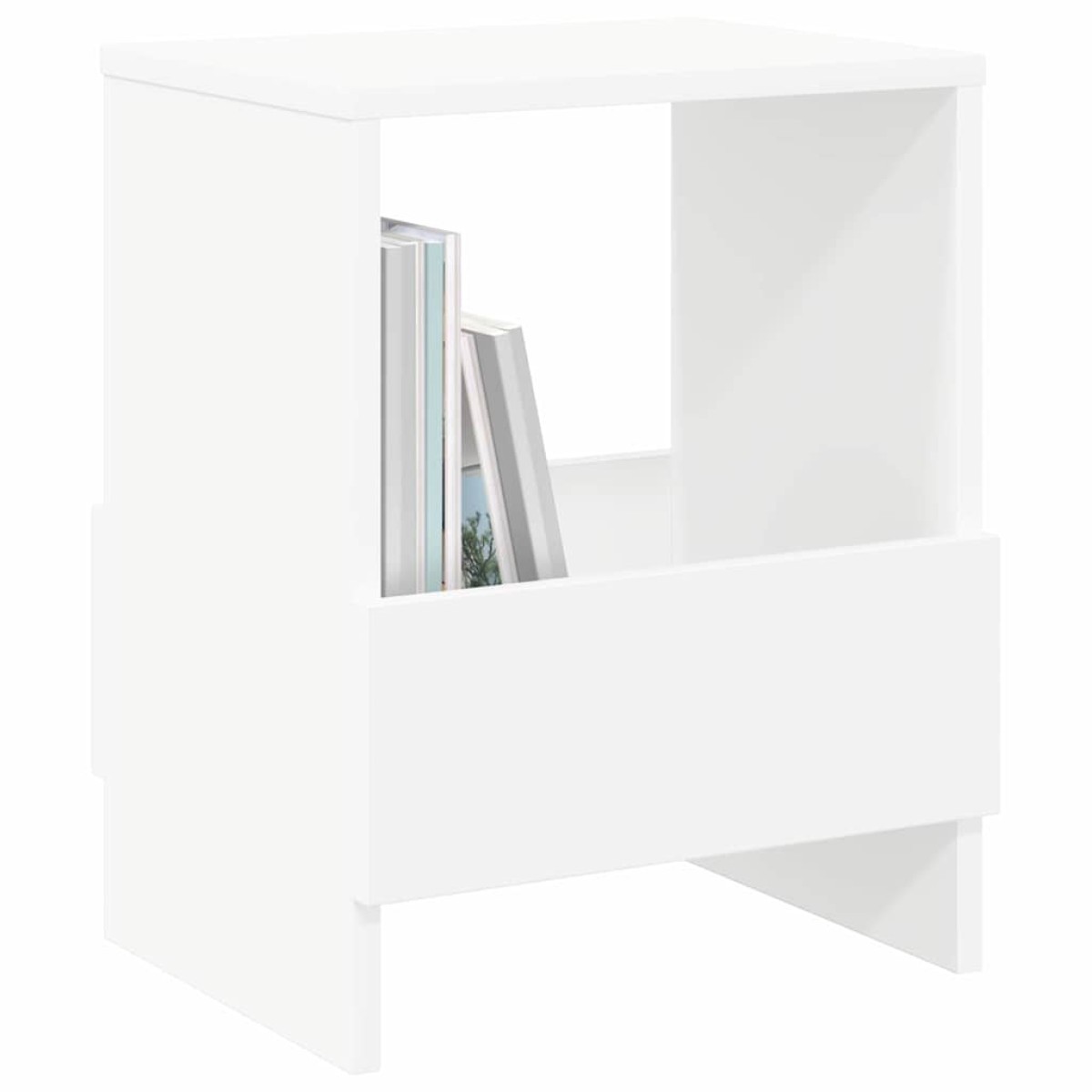 vidaXL Ράφι Περιοδικών Λευκό 35 x 30 x 45 εκ.