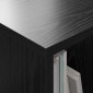 vidaXL Ράφι Περιοδικών Μαύρη Οξυά 35 x 30 x 45 εκ.