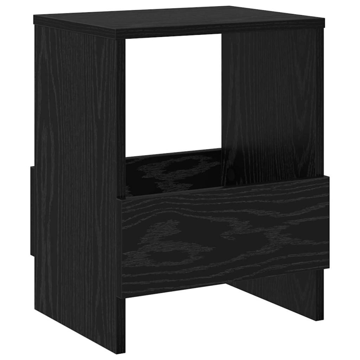 vidaXL Ράφι Περιοδικών 2 τεμ. Μαύρη Οξυά 35 x 30 x 45 εκ.