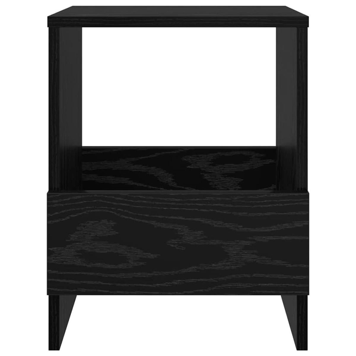 vidaXL Ράφι Περιοδικών 2 τεμ. Μαύρη Οξυά 35 x 30 x 45 εκ.