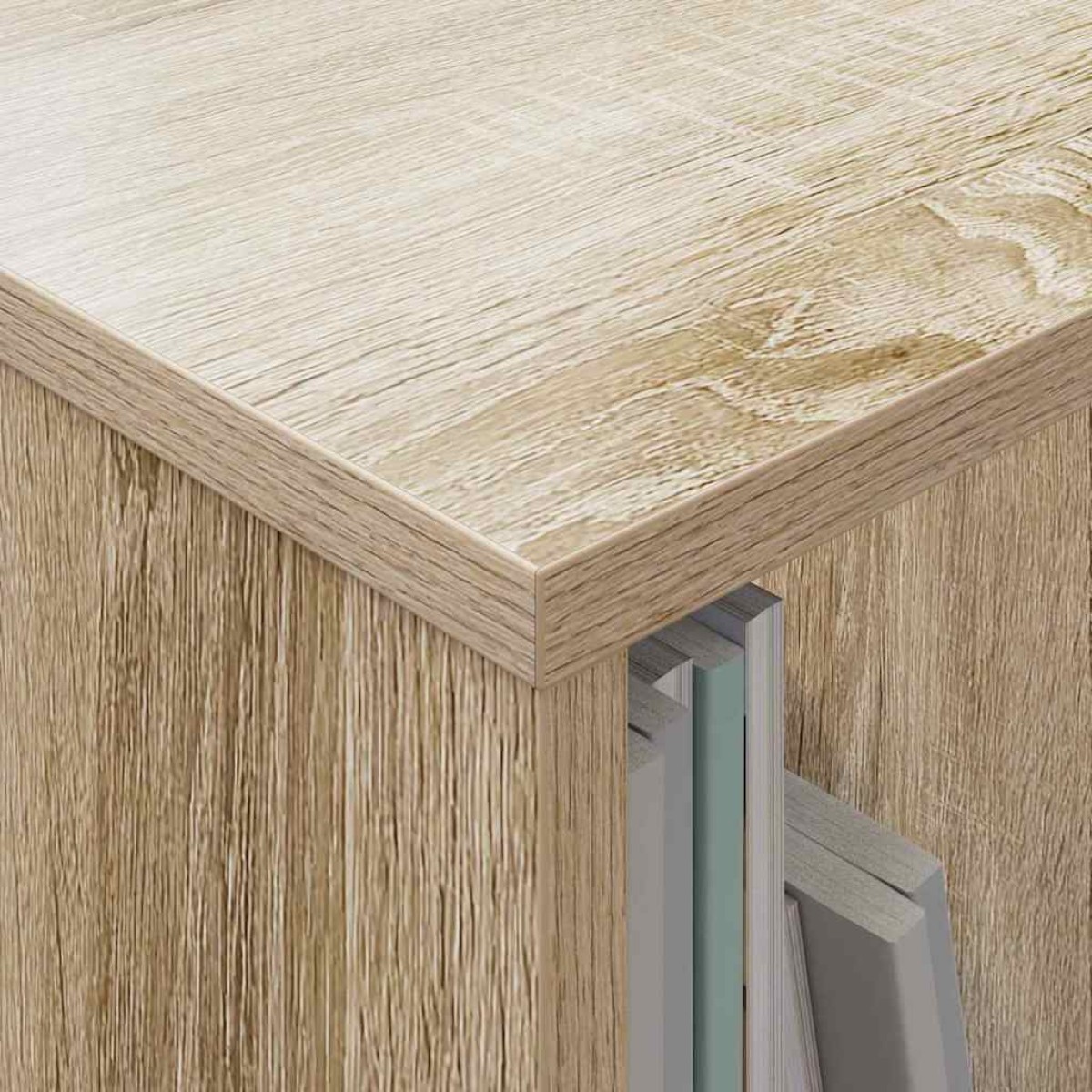vidaXL Ράφι Περιοδικών Δρύς Sonoma 35 x 30 x 45 εκ.