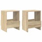 vidaXL Ράφι Περιοδικών 2 τεμ. Δρύς Sonoma 35 x 30 x 45 εκ.