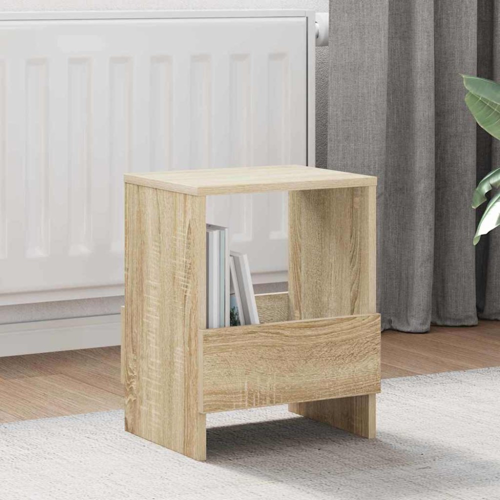 vidaXL Ράφι Περιοδικών 2 τεμ. Δρύς Sonoma 35 x 30 x 45 εκ.