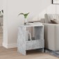 vidaXL Ράφι Περιοδικών Σκυρόδεμα Γκρι 35 x 30 x 45 εκ.