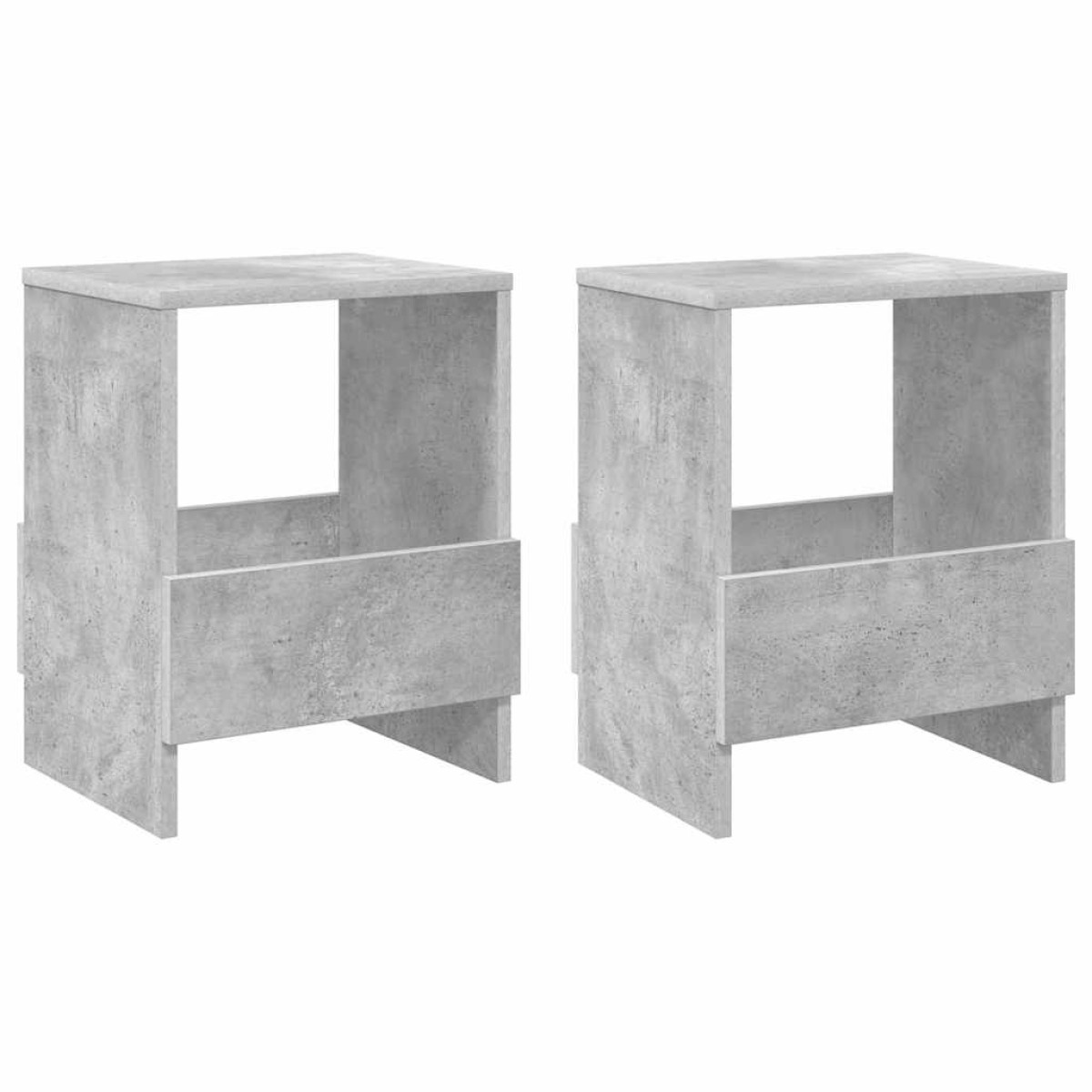 vidaXL Ράφι Περιοδικών 2 τεμ. Σκυρόδεμα Γκρι 35 x 30 x 45 εκ.