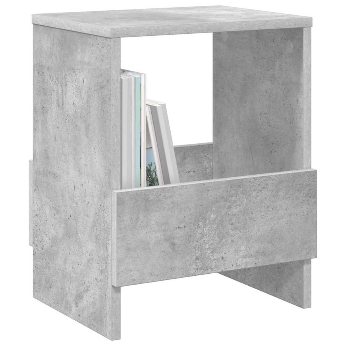 vidaXL Ράφι Περιοδικών 2 τεμ. Σκυρόδεμα Γκρι 35 x 30 x 45 εκ.