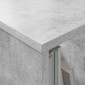 vidaXL Ράφι Περιοδικών 2 τεμ. Σκυρόδεμα Γκρι 35 x 30 x 45 εκ.