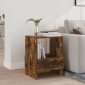 vidaXL Ράφι Περιοδικών Καπνιστό Δρύς 35 x 30 x 45 εκ.