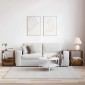 vidaXL Ράφι Περιοδικών 2 τεμ. Καπνιστό Δρύς 35 x 30 x 45 εκ.
