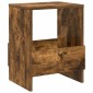 vidaXL Ράφι Περιοδικών 2 τεμ. Καπνιστό Δρύς 35 x 30 x 45 εκ.
