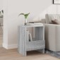 vidaXL Ράφι Περιοδικών Γκρίζο Σονομα 35 x 30 x 45 εκ.