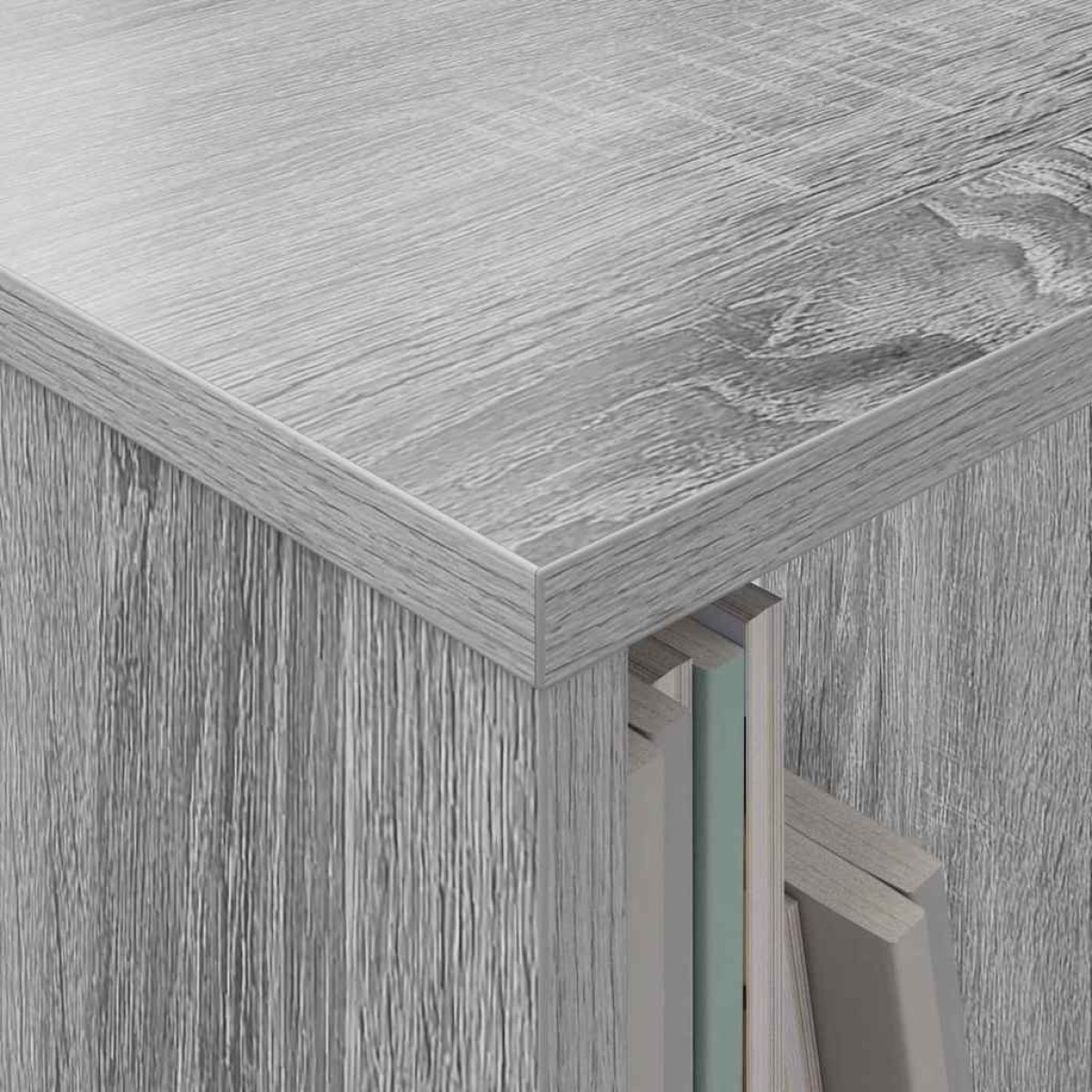 vidaXL Ράφι Περιοδικών 2 τεμ. Γκρίζο Σονομα 35 x 30 x 45 εκ.