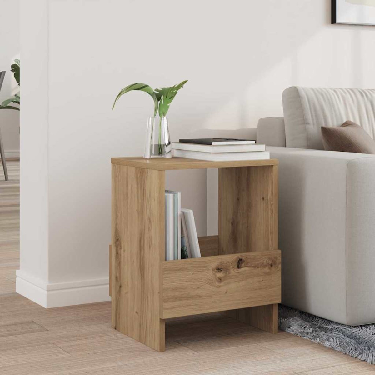 vidaXL Ράφι Περιοδικών Artisan Oak 35 x 30 x 45 εκ.