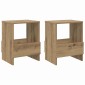 vidaXL Ράφι Περιοδικών 2 τεμ. Artisan Oak 35 x 30 x 45 εκ.