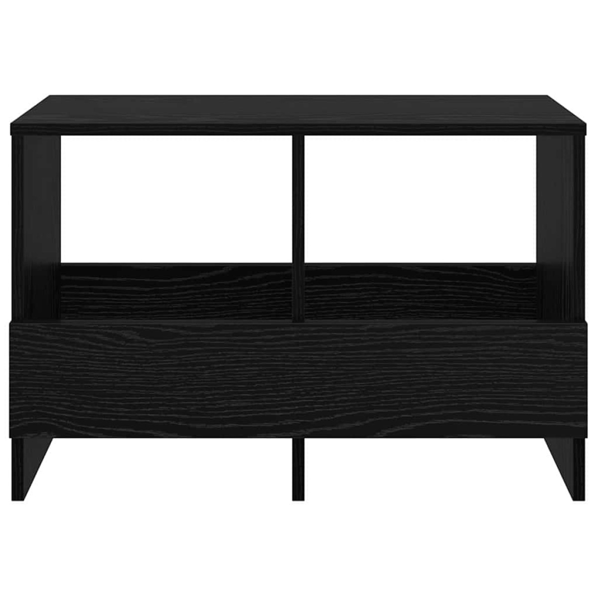 vidaXL Ράφι Περιοδικών Μαύρη Οξυά 68,5 x 30 x 45 εκ.