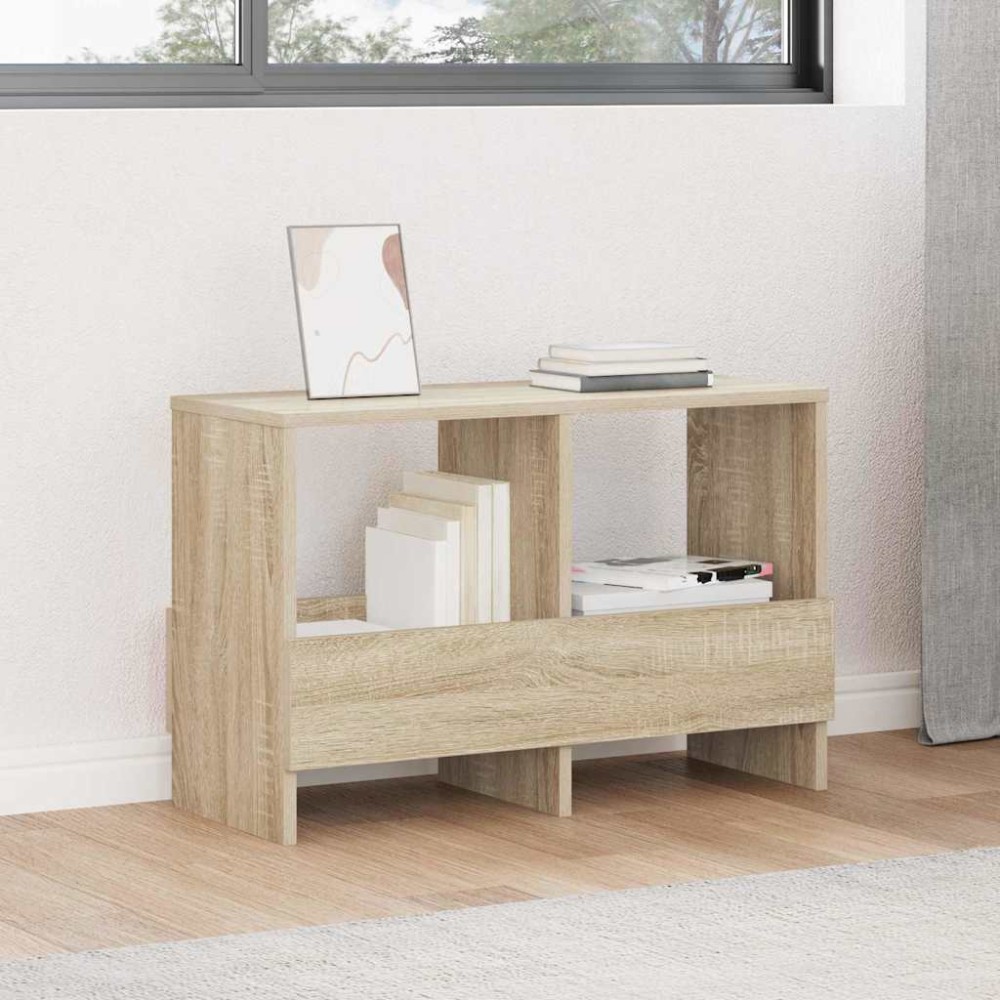 vidaXL Ράφι Περιοδικών Δρύς Sonoma 68,5 x 30 x 45 εκ.