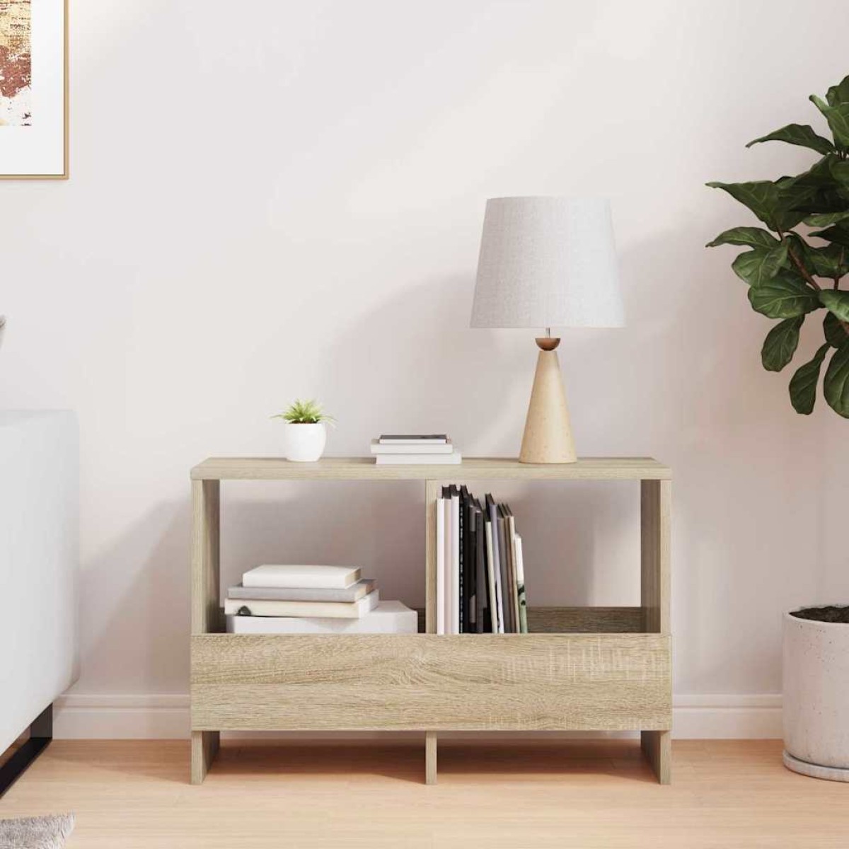 vidaXL Ράφι Περιοδικών Δρύς Sonoma 68,5 x 30 x 45 εκ.