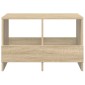 vidaXL Ράφι Περιοδικών Δρύς Sonoma 68,5 x 30 x 45 εκ.