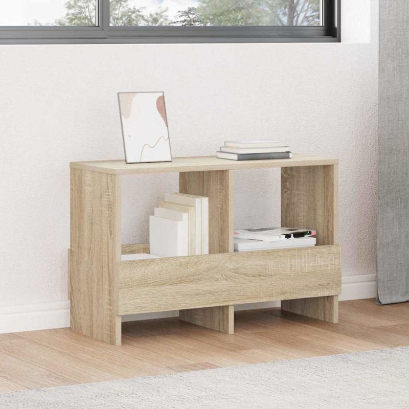 vidaXL Ράφι Περιοδικών Δρύς Sonoma 68,5 x 30 x 45 εκ.