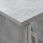 vidaXL Ράφι Περιοδικών Σκυρόδεμα Γκρι 68,5 x 30 x 45 εκ.
