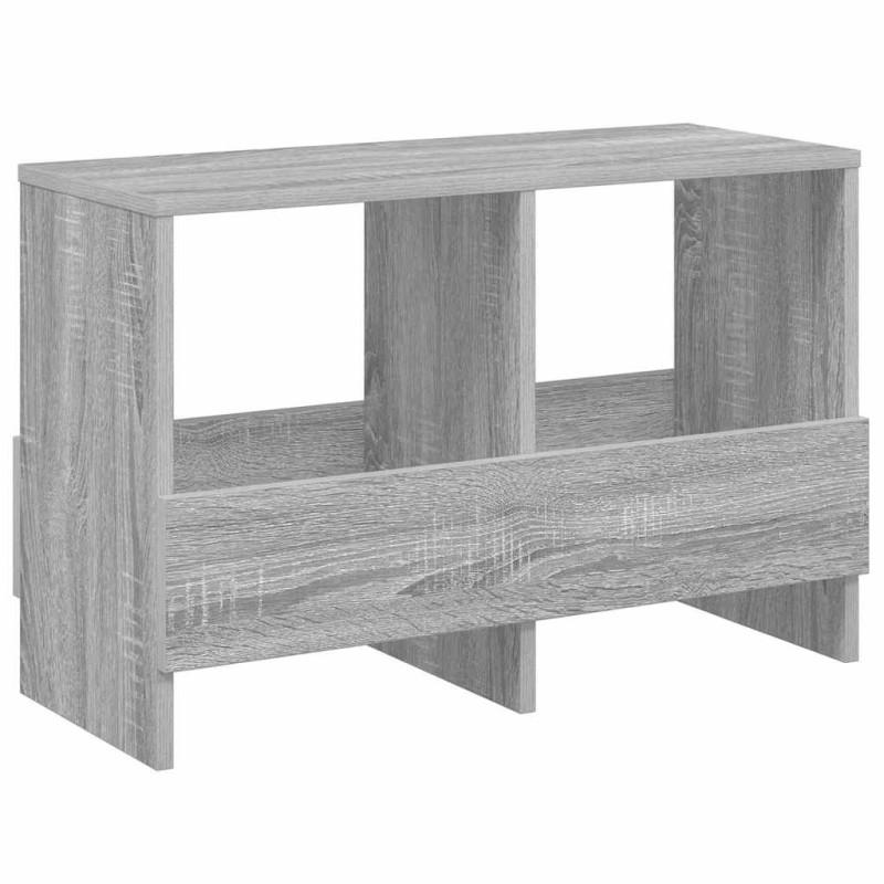 vidaXL Ράφι Περιοδικών Γκρίζο Σονομα 68,5 x 30 x 45 εκ.