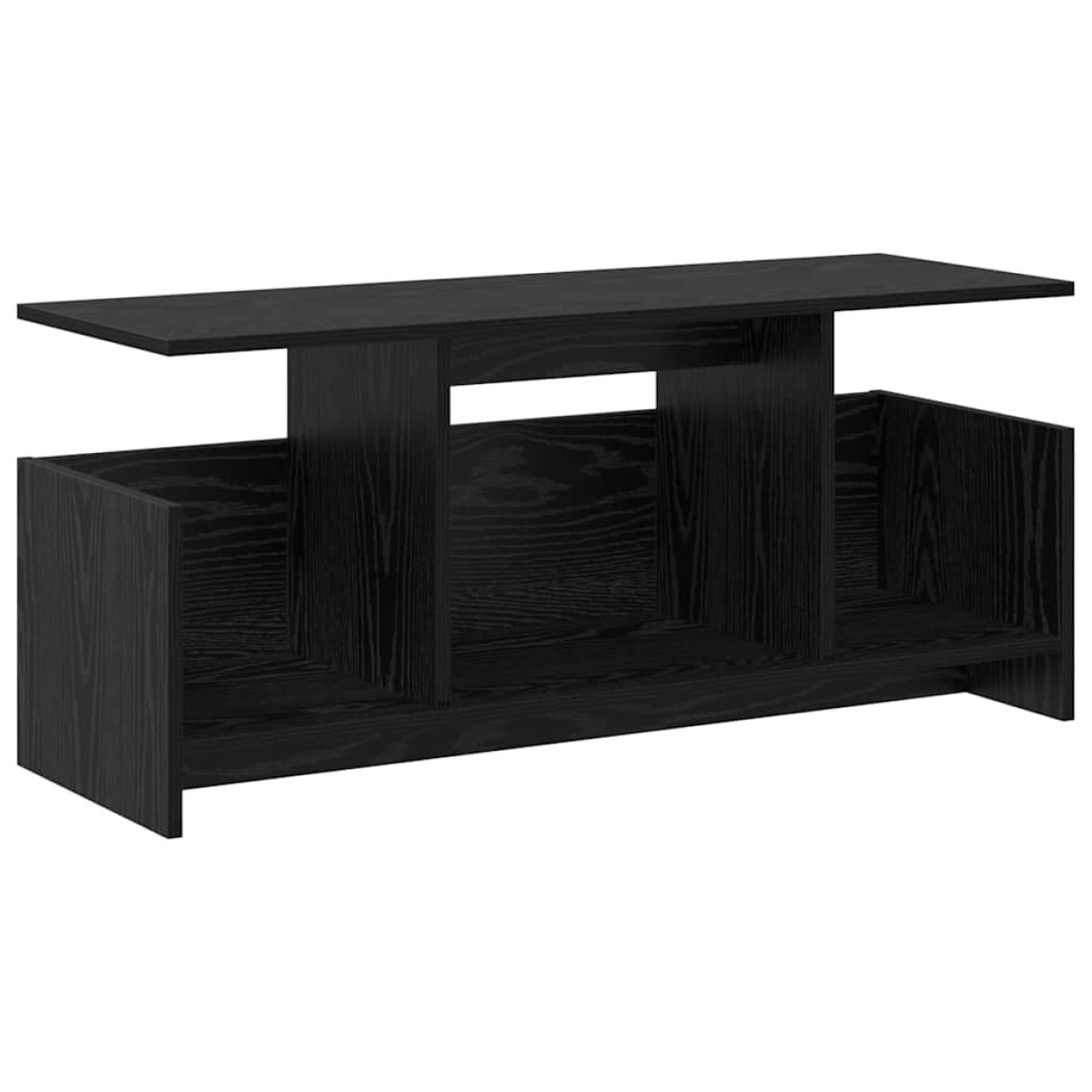 vidaXL Βάση TV 102 x 35 x 45 εκ. Μαύρη Οξυά Επεξεργασμένο Ξύλο