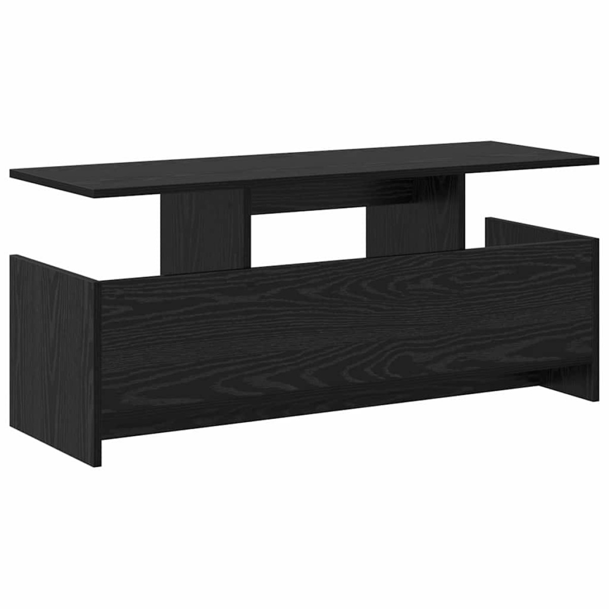 vidaXL Βάση TV 102 x 35 x 45 εκ. Μαύρη Οξυά Επεξεργασμένο Ξύλο