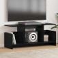 vidaXL Βάση TV 102 x 35 x 45 εκ. Μαύρη Οξυά Επεξεργασμένο Ξύλο
