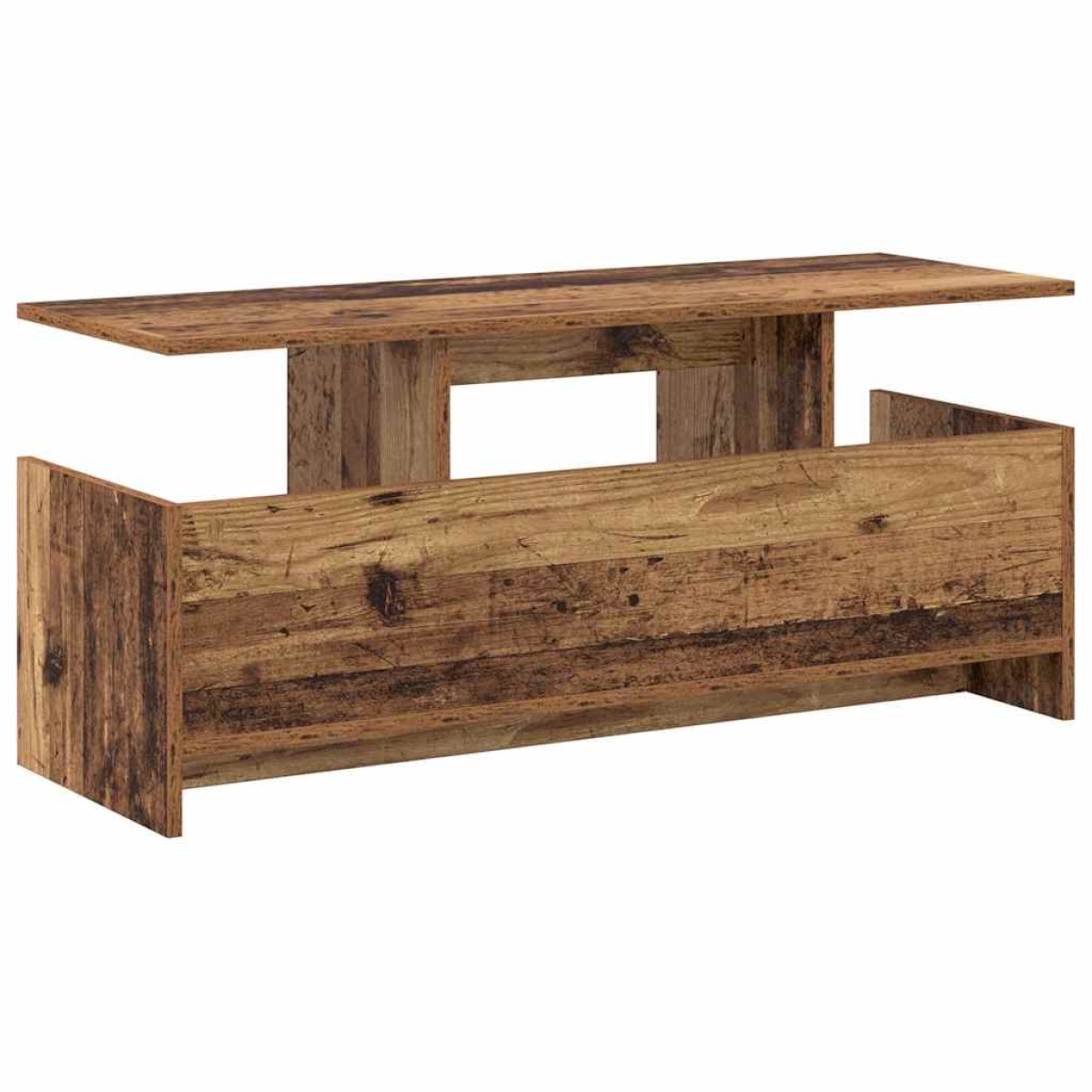 vidaXL Βάση TV 102 x 35 x 45 εκ. Παλιό ξύλο Επεξεργασμένο Ξύλο