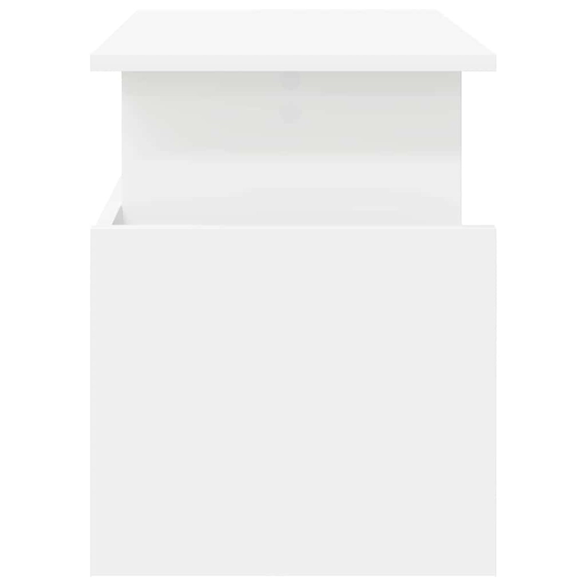 vidaXL Βάση TV 50 x 35 x 45 cm Λευκό Επεξεργασμένο Ξύλο