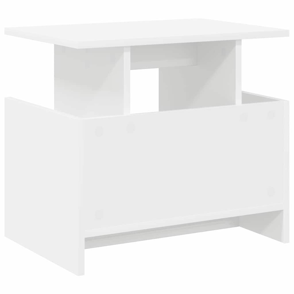 vidaXL Βάση TV 50 x 35 x 45 cm Λευκό Επεξεργασμένο Ξύλο