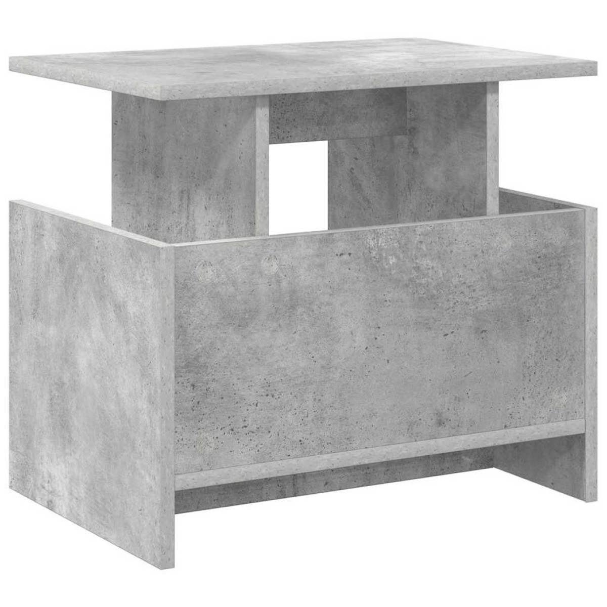 vidaXL Βάση TV 50 x 35 x 45 cm Σκυρόδεμα Γκρι Επεξεργασμένο Ξύλο