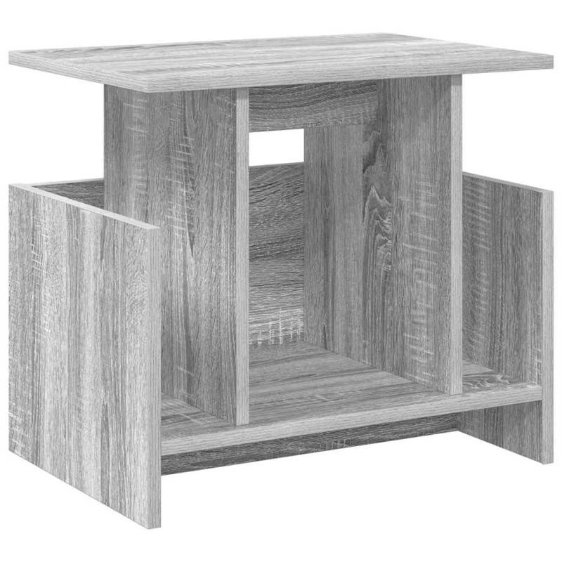 vidaXL Βάση TV 50 x 35 x 45 cm Γκρίζο Σονομα Επεξεργασμένο Ξύλο