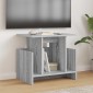 vidaXL Βάση TV 50 x 35 x 45 cm Γκρίζο Σονομα Επεξεργασμένο Ξύλο