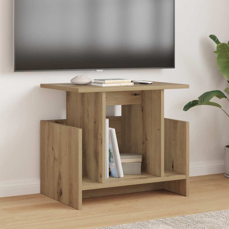 vidaXL Βάση TV 50 x 35 x 45 cm Artisan Oak Επεξεργασμένο Ξύλο